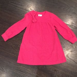 Bella Bliss pink corduroy dress 4T